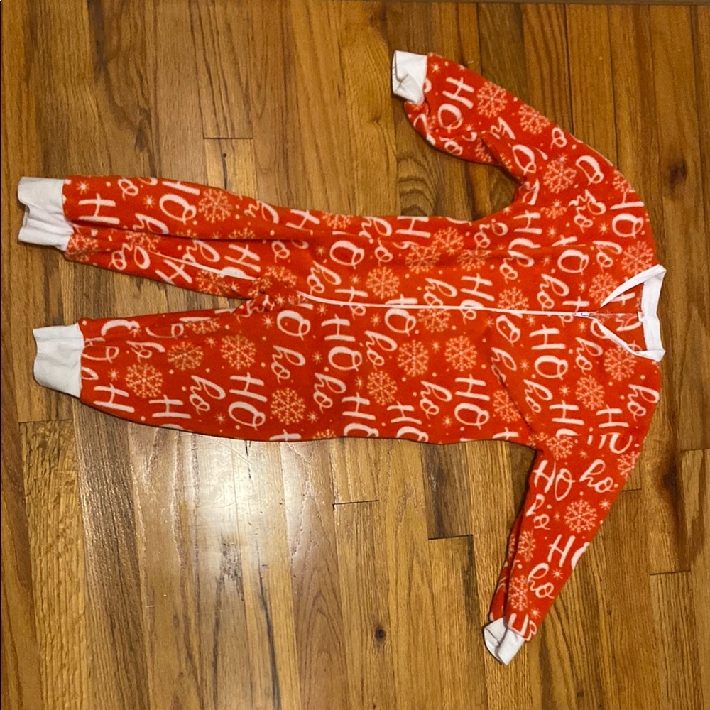 Festive Fleece Zip Up Pajamas